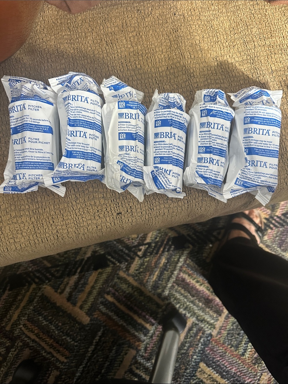 Brita Replacement Pitcher Filters - Six Packs